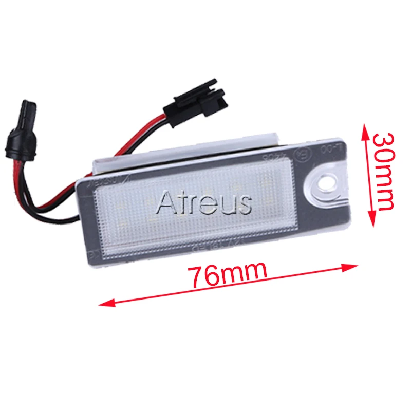 2X Автомобильный светодиодный номерной знак Atreus для Volvo V70 XC70 01-07 S60 01-06 S80 99-06 XC90
