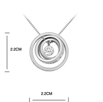 Новый 2015 ожерелье австрийский хрусталь подвески оптовая продажа N3841-4 | Украшения