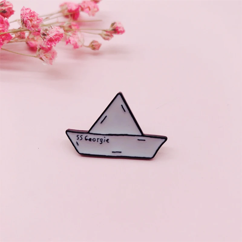 Креативная эмалированная брошь в виде мультяшного героя из мультфильма оригами