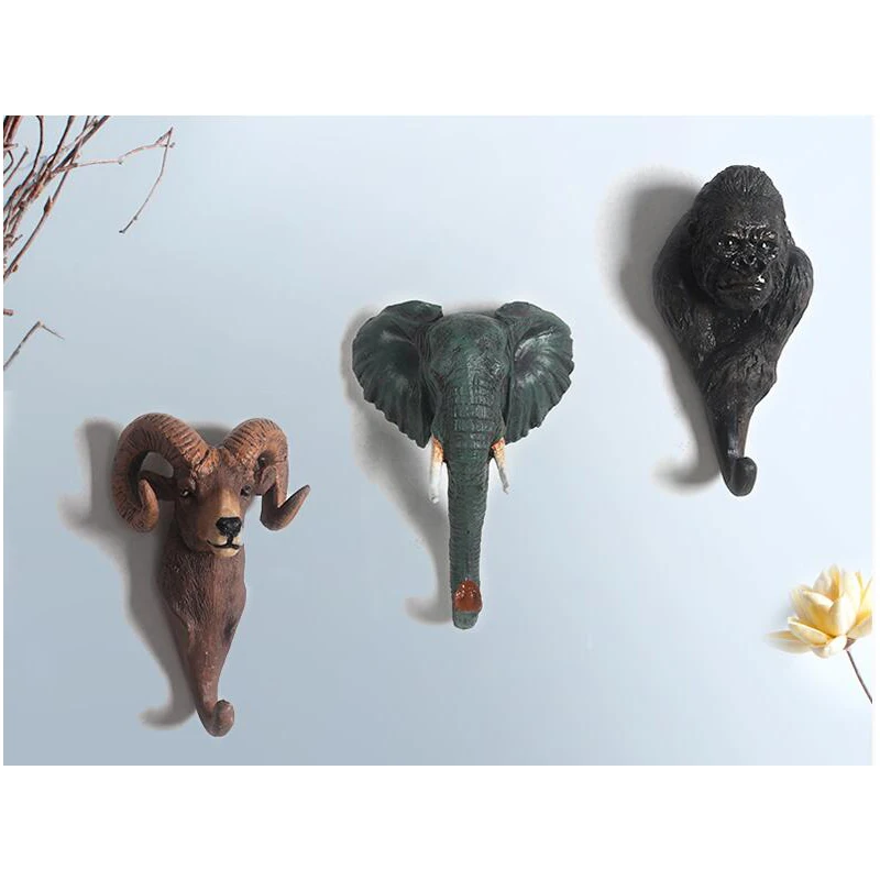 Животные голова настенный Декор 3D Зебра/Слон/Жираф для детей гостиная спальня