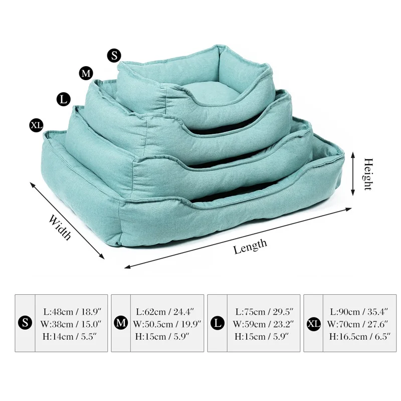 Pet Dog Large Beds Cat Ultra Soft Warm Bed House For Dogs Breathable Kitten Puppy Cozy Cushion Sofa S-XL Anti-Skip Kennels | Дом и сад