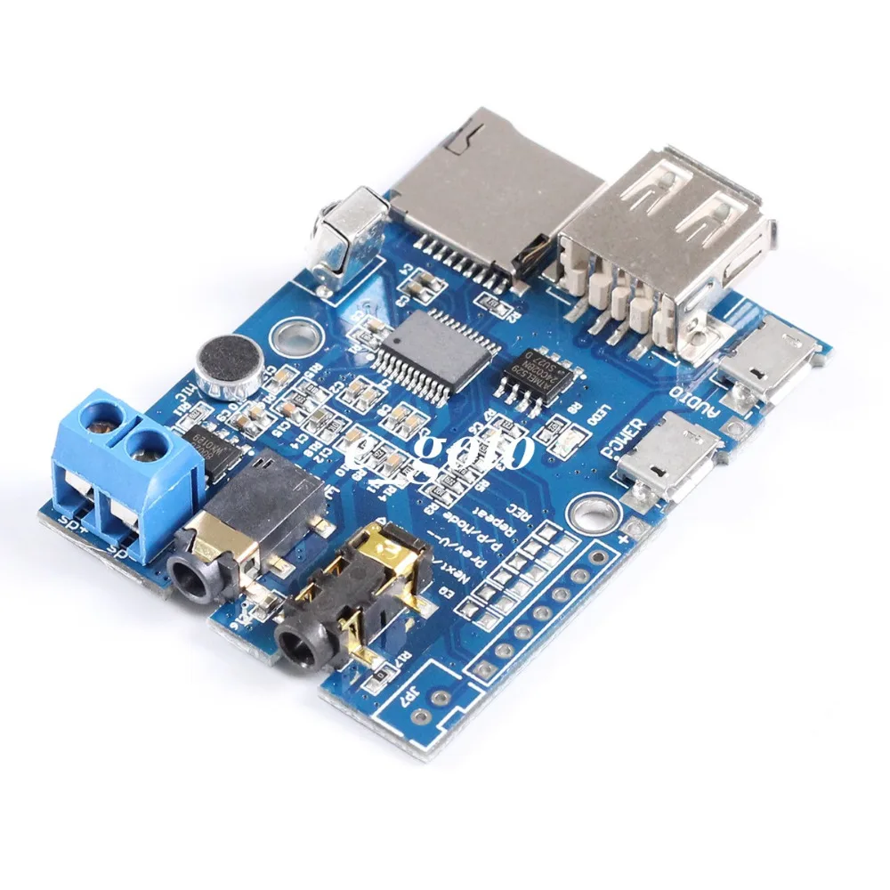 5 В мини памяти MP3 декодер доска 2 Вт без потерь Усилитель Динамик аудио модуль WAV WMA