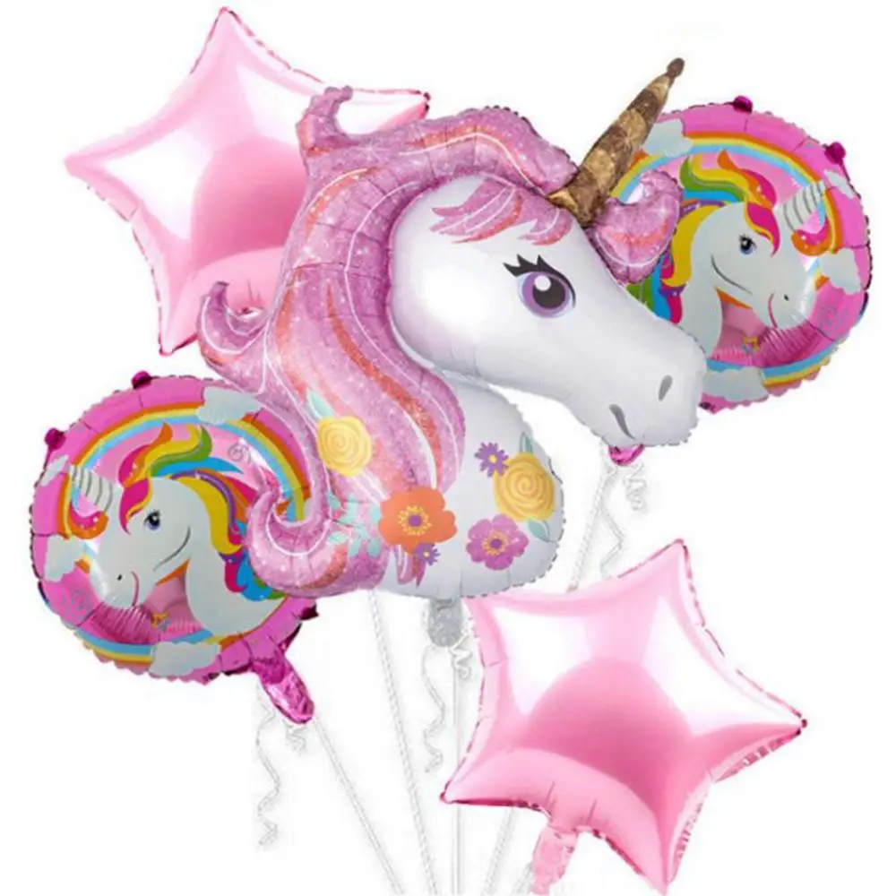 Unicorn Party Decoration Disposable Tableware Decor Supplies Birthday Kids Favors | Дом и сад