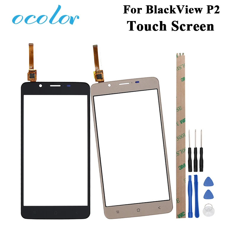 Сенсорный экран ocolor для BlackView P2 сенсорная панель идеальные запасные части