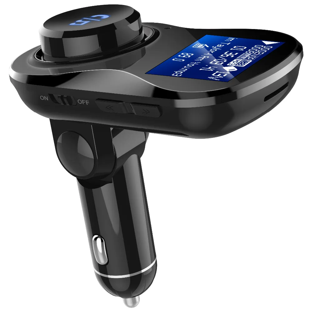 Fm передатчик Bluetooth автомобильный комплект fm модулятор Радио адаптер два USB