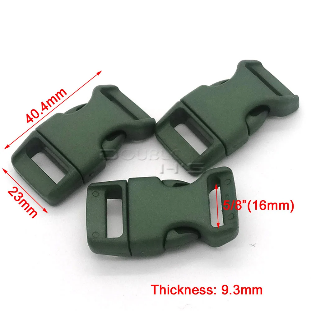 20 шт./лот 5/8 &quotКрасочные Контурные боковые пряжки для браслетов из Паракорда | Дом