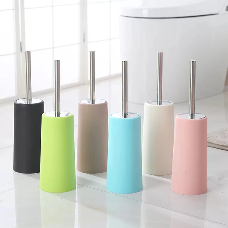 1 шт. набор туалетных щеток для ванной комнаты инструмент для чистки туалета Портативный прочный тип ручка из нержавеющей стали с ABS цилиндрическим основанием
