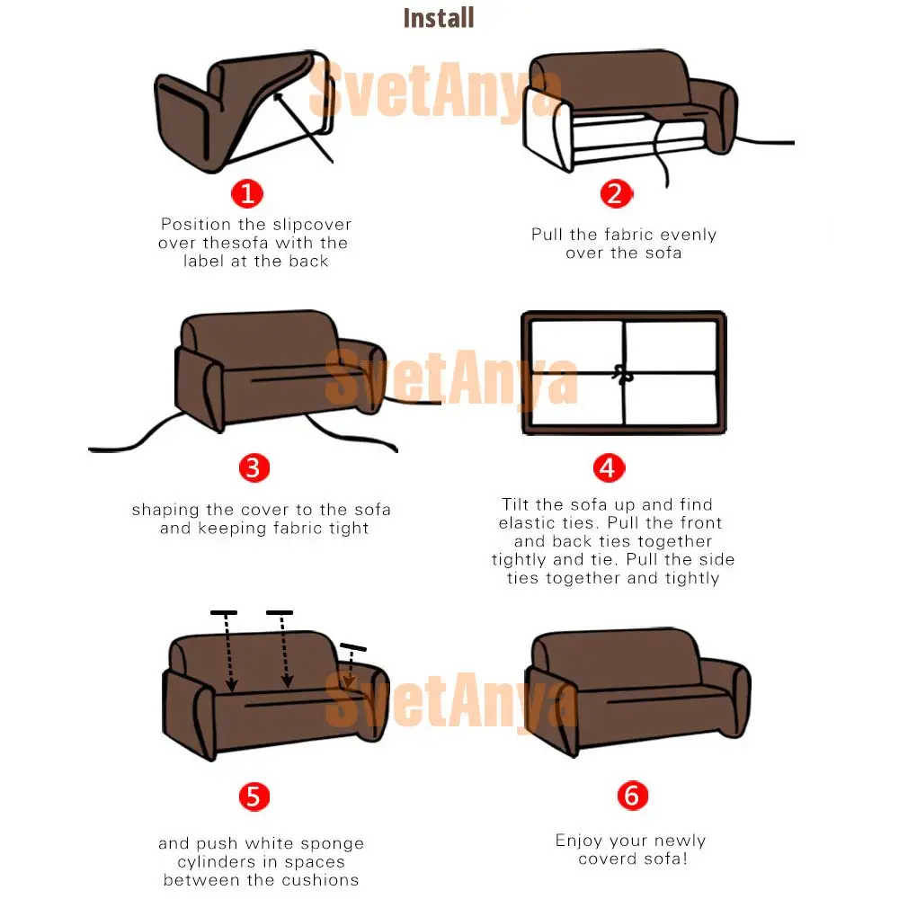 Svetanya strech Slipcover L Секционный чехол для дивана с принтом чехол для дивана