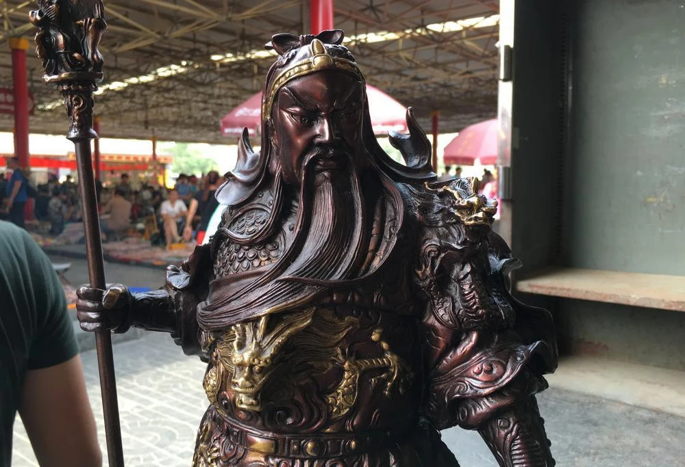 Тибетская статуя Будды из красной бронзы и меди около 50 см|statues buddha|statue dragonstatue bronze