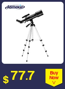 AOMEKIE 25-75X70 Зрительная труба Zoom со штативом и универсальным держателем смартфона HD для наблюдения за птицами охотничий монокулярный телескоп