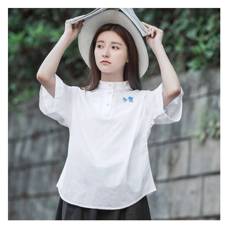 Симпатичная эмалированная синяя брошь в виде птицы мультяшная Летающая брошка