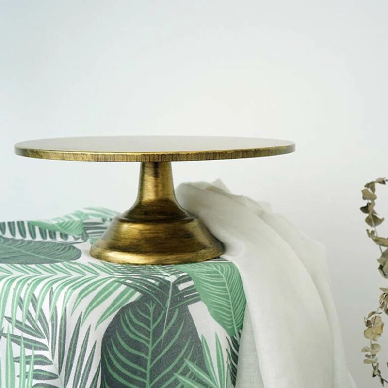 12 дюймовый Железный Круглый держатель подиум для торта подставка десерта