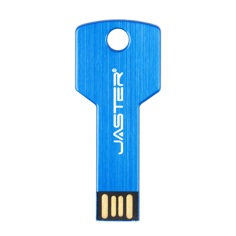 JASTER USB флэш-накопитель 64 Гб металлический ключ Флешка 64 Гб Водонепроницаемый флеш-накопитель USB 2,0 USB Флешка карта памяти USB флеш-накопитель на заказ металл - Цвет: D