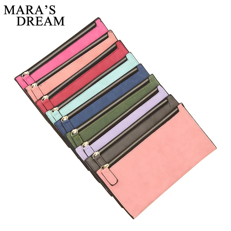 Mara's Dream 2018 Модный женский длинный кошелек с милым бантом однотонный клатч
