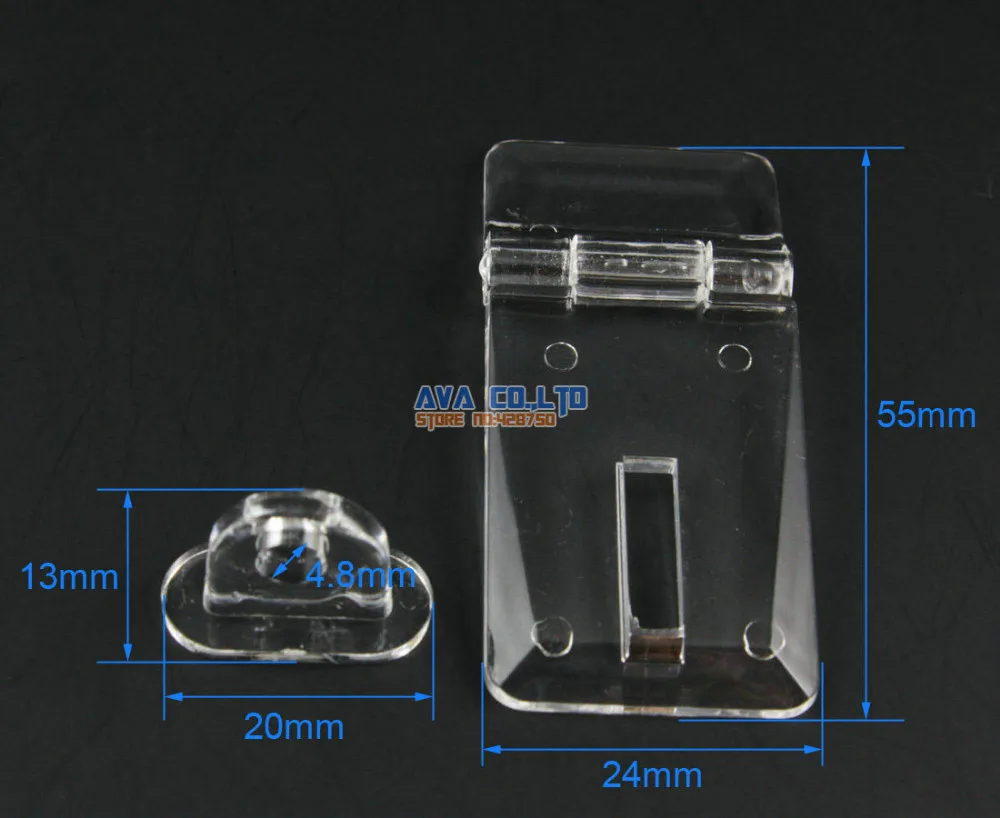 10 прозрачных акриловых пластмассовая застежка из плексигласа 55x24 мм|hasp latch|latch hasp |