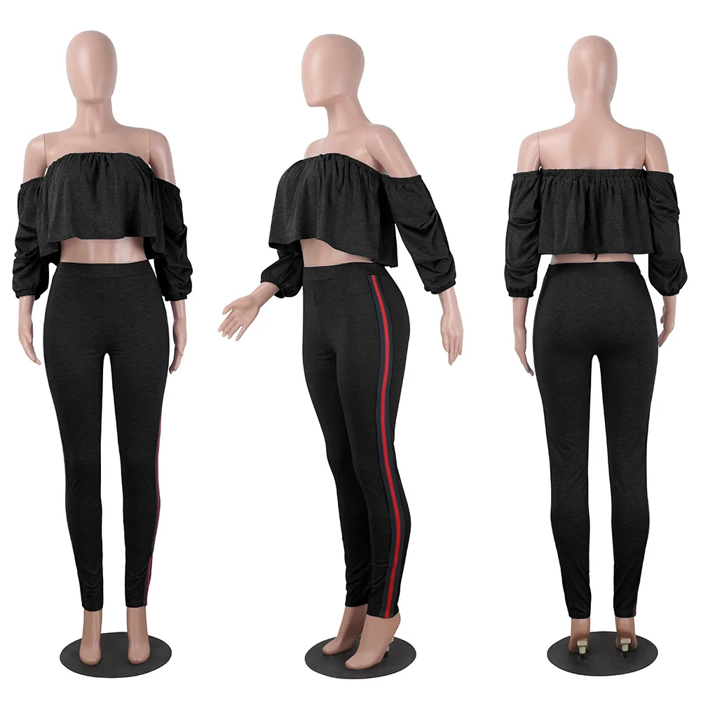 Женский Облегающий комбинезон короткий топ с рукавом и каскадными оборками в