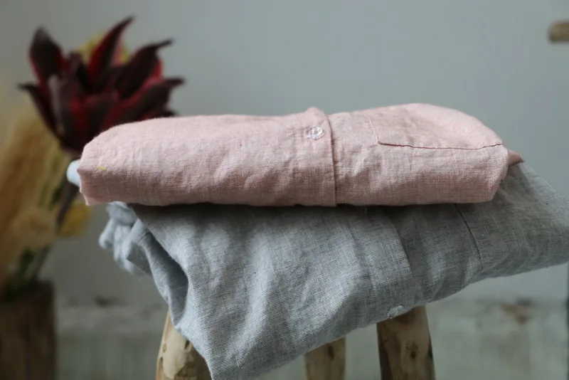 Женские топы большого размера женская рубашка из хлопка и льна новинка 2018