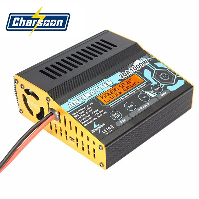 Оригинальное зарядное устройство Charsoon Antimatter 1000 Вт 30A для LiPo/LiFe/NiCd/PB|balance charger|charger
