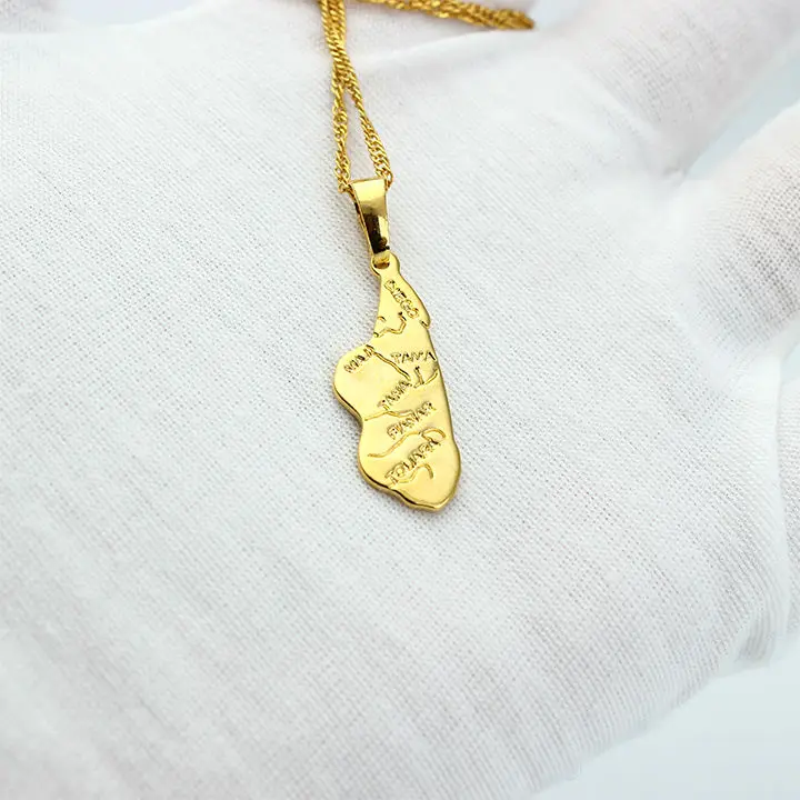 Ожерелье с картой мадагаскарского дерева Подвеска для женщин ювелирные изделия