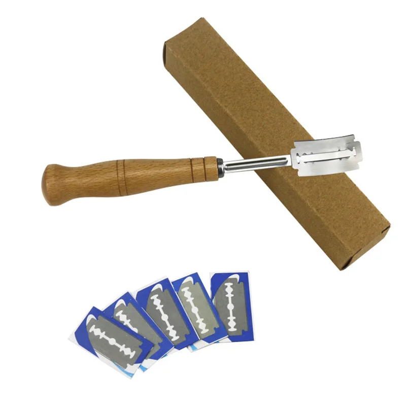 Hot Bread Bakers Lame Slashing Tool Dough Making Razor Cutter Accessories for Baking FQ-ing | Дом и сад