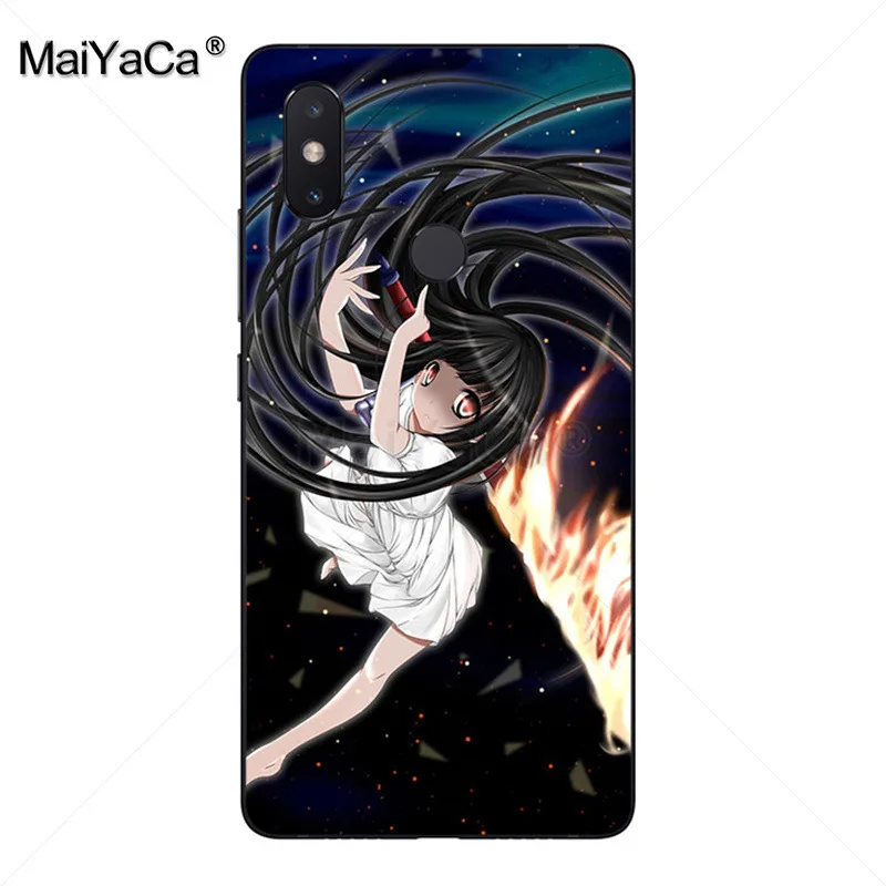 Мягкий силиконовый чехол MaiYaCa Sword Art Online SAO из ТПУ для xiaomi mi 8se 6 note2 note3 redmi 5 plus