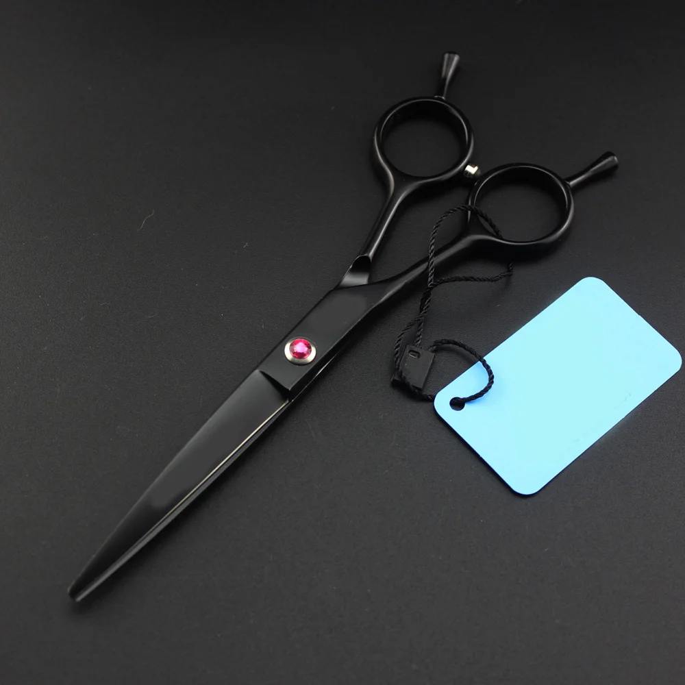 Профессиональные ножницы для филировки акулы 6 дюймов гравировка левой рукой