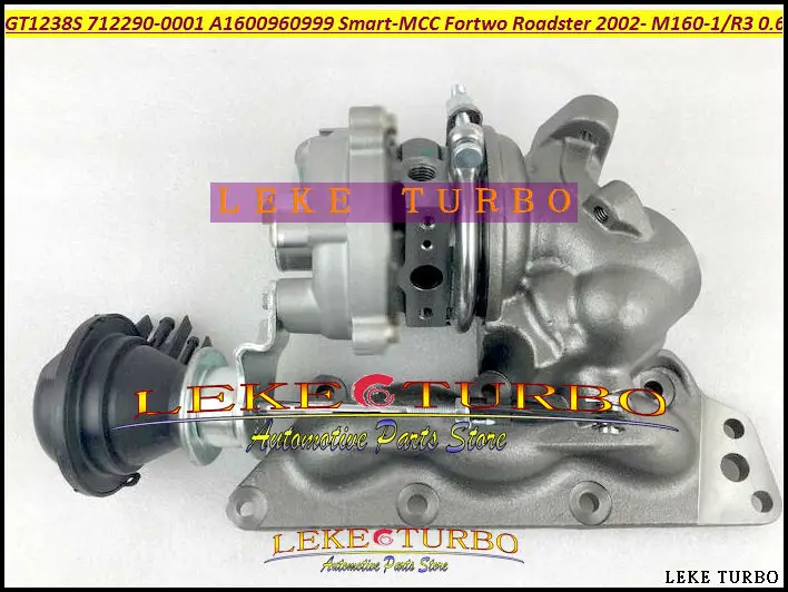 GT1238S 712290 5001S A1600960999 турбо для Smart MCC Fortwo Roadster 2002 06 M160 1 M160R3 3 Cyl 0.6L бензин|turbo turbo turbo|turbo
