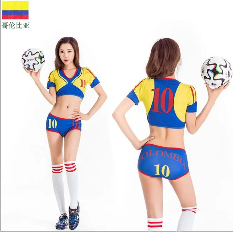 11 стран Европейский Футбол Детский костюм сексуальная одежда для чирлидинга