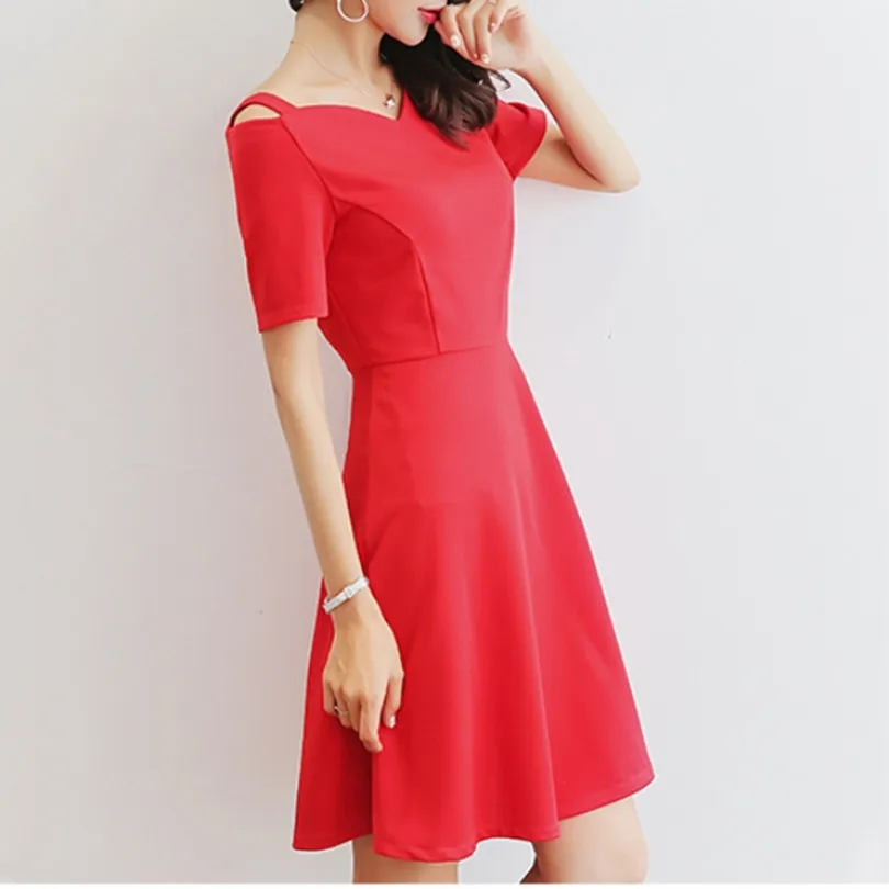 DX 2018 весной и летом новый белый V вырез горловины жемчужной пряжкой день шелк