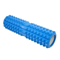 4514 size matrix massage foam roller blue yoga block fitness pilates yoga column gym equipment eva top pvc tubeeva top abs
