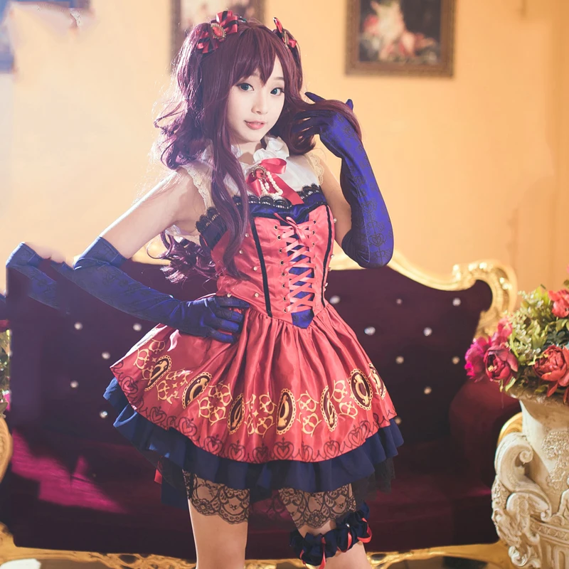 Idolm Ster Золушки на день рождения доступен SSR Ichinose Косплей Shiki костюм платье в стиле