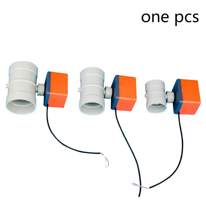 AC220V ПВХ Электрический демпфер воздуха регулятор громкости клапан 50/75/90