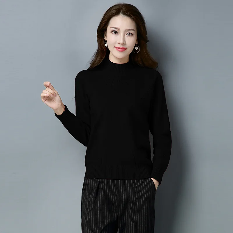 Новинка женский свитер Осень-зима модный Женский Повседневный трикотажный