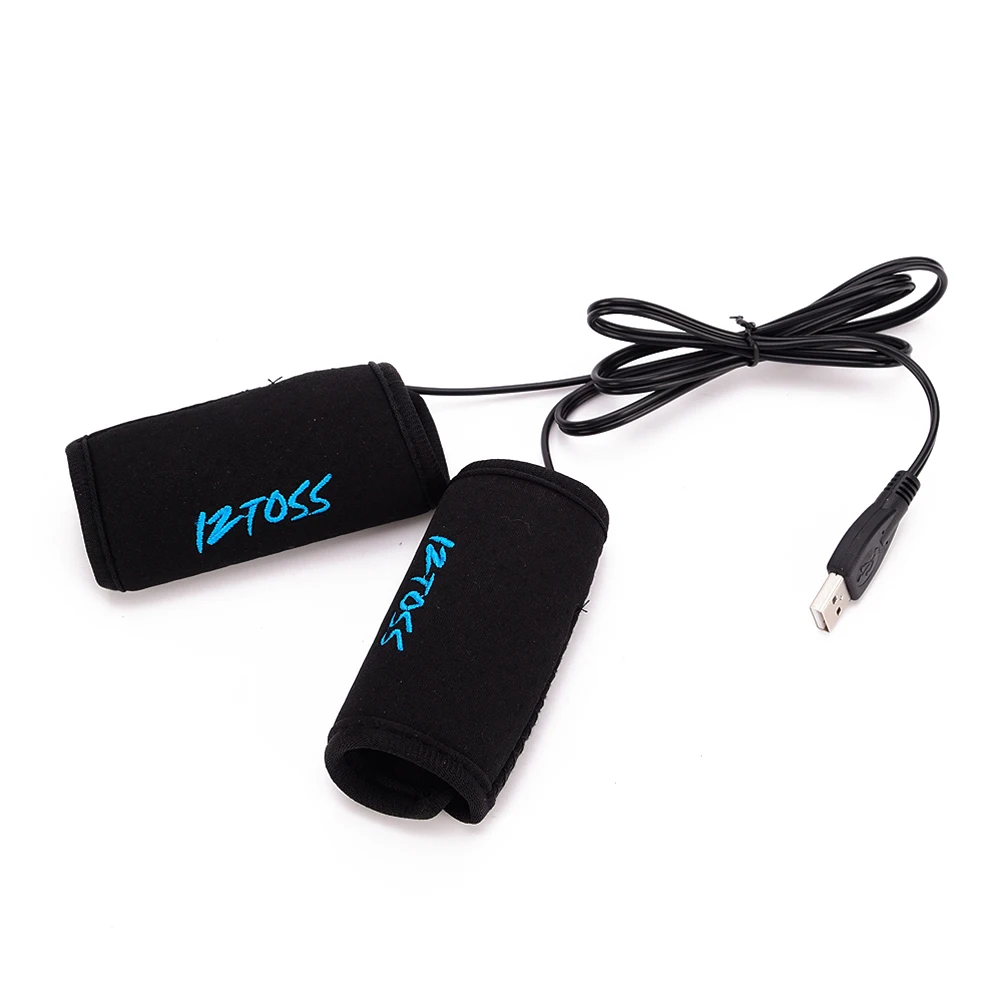 Пара мотоциклетных велосипедов USB электрическая грелка рукоятки Грипсы