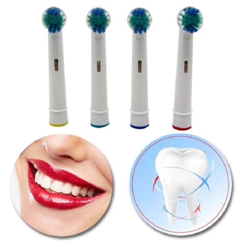 Tsmile 4 шт./компл. Электрический Зубная щётка головки SB 17A Замена мягкой POM цвета для