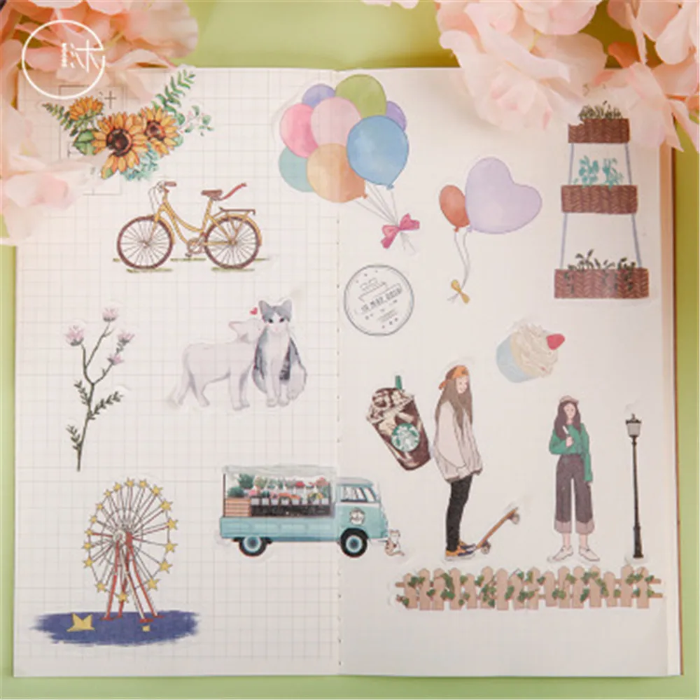 40 штук пакет Весна Ковенант серии пуля журнал Декоративные Канцелярские