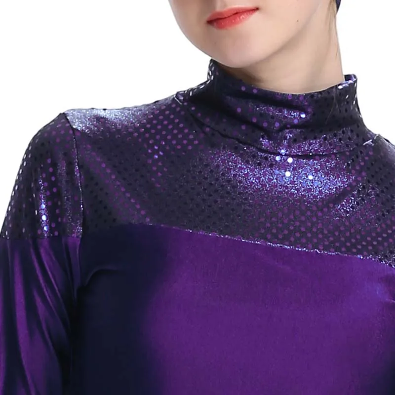 BAILUNMA Burkinis Мусульманский купальник для мусульман хиджаб купальник для мусульман женщин плюс размер печатных сплайсинга скромный купальник для дам 055