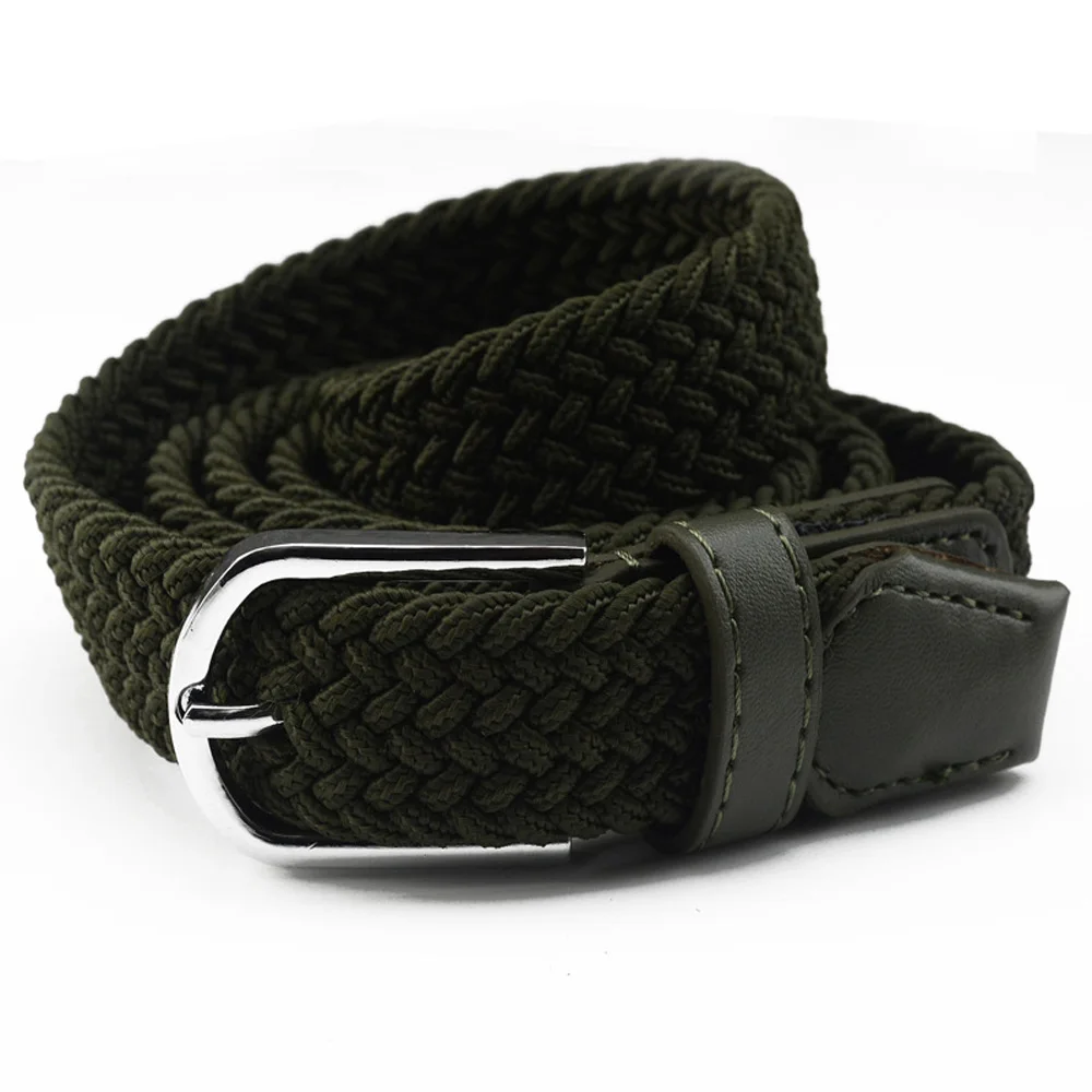 Мужской женский мужской серебряный ремень с пряжкой в виде шпильки ткань