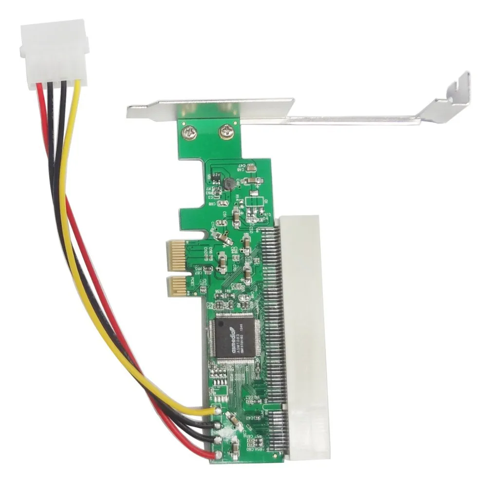 XT-XINTE PCI-Express To PCI Adapter Card PCI-E X1/X4/X8/X16 Slot With 4 Pin Power Cable | Компьютеры и офис