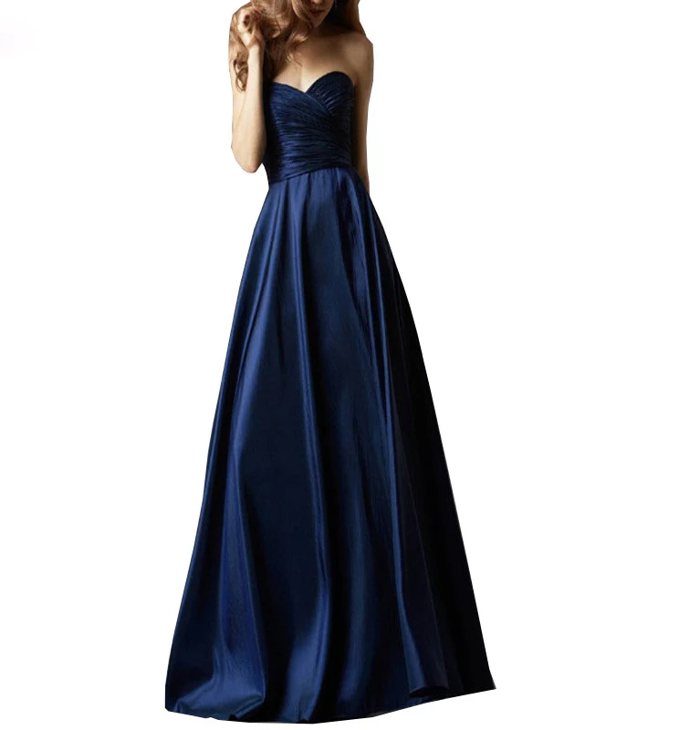 Женское синее платье с открытыми плечами привлекательное длинное для выпускного