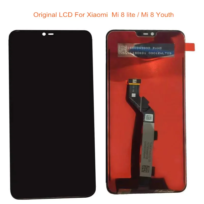 Оригинальный дисплей 6 28 дюйма для Xiaomi Mi 8 lite Mi8 Youth ЖК-дисплей с дигитайзером