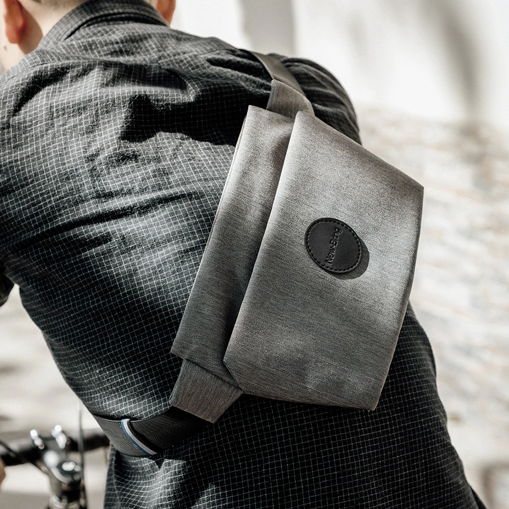NewBring Sling барсетка Талия пакеты Messenger плечо поясные сумки для Для мужчин поясная