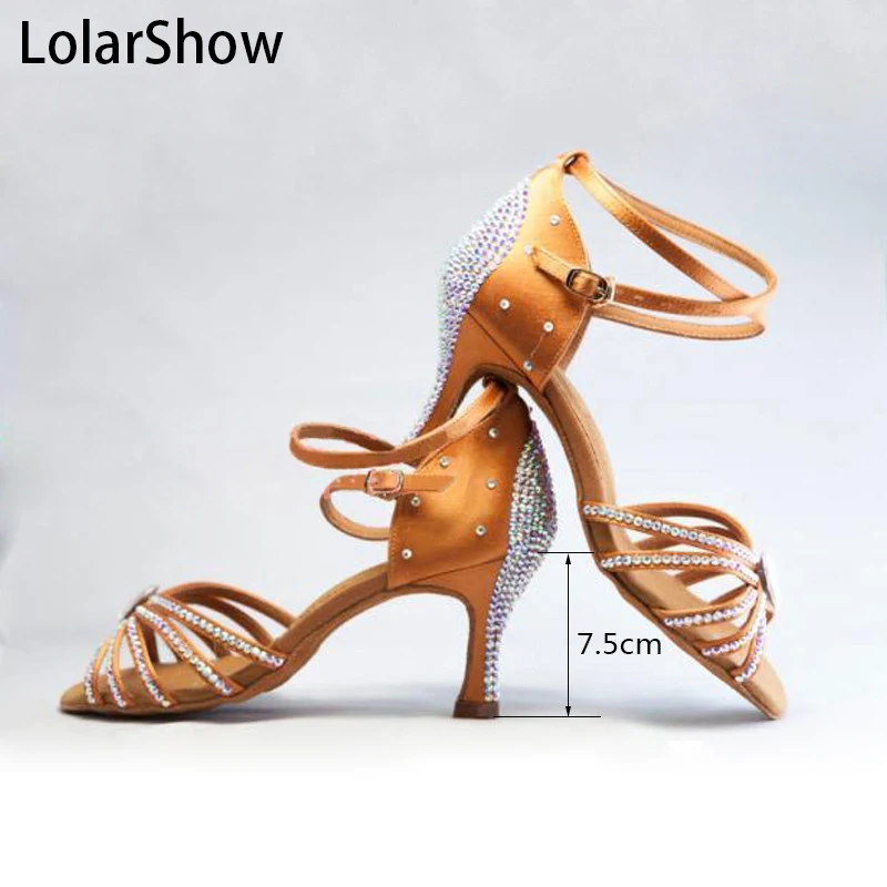 Верх из сатина для мужчин и женщин женская обувь латинских танцев|kids latin shoes|kids