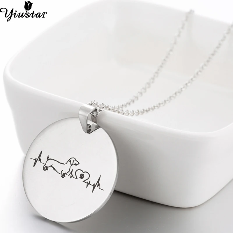 Милое ожерелье Yiustar для мальчиков французский бульдог Крошечные Круглые