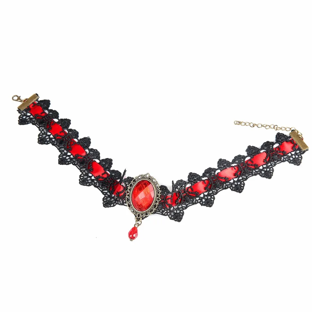 2020 Соблазнительные готические Чокеры Collares черное кружевное ожерелье чокер с