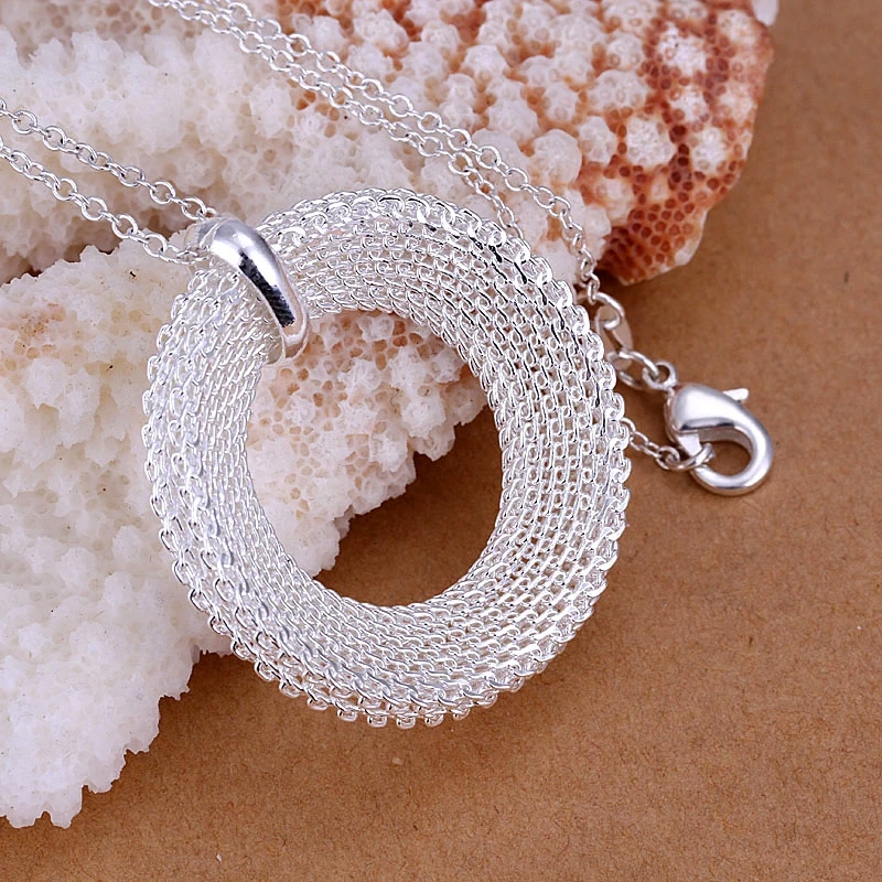 925 стерлингового серебра кулон по последним тенденциям модных классических