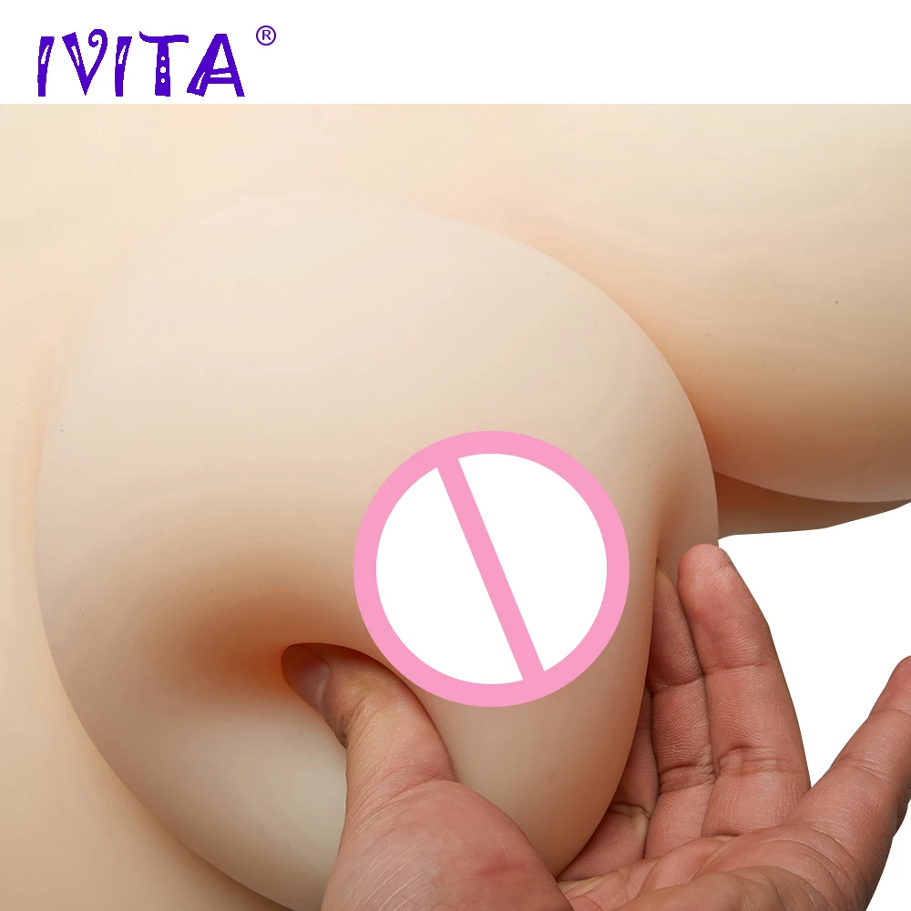 Искусственные Силиконовые груди IVITA 3600 г Realisitic поддельные для Crossdressers