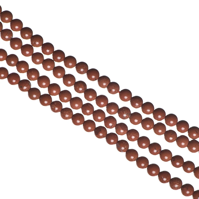 Оптовые темные Круглые Бусины Из Красного камня 3 мм размер для браслетов из