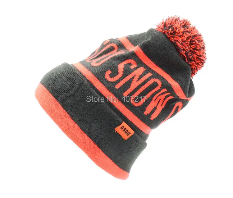 Взрослый зимний теплый вязаный восхождение Лыжный Спорт Шапки Карамельный цвет
