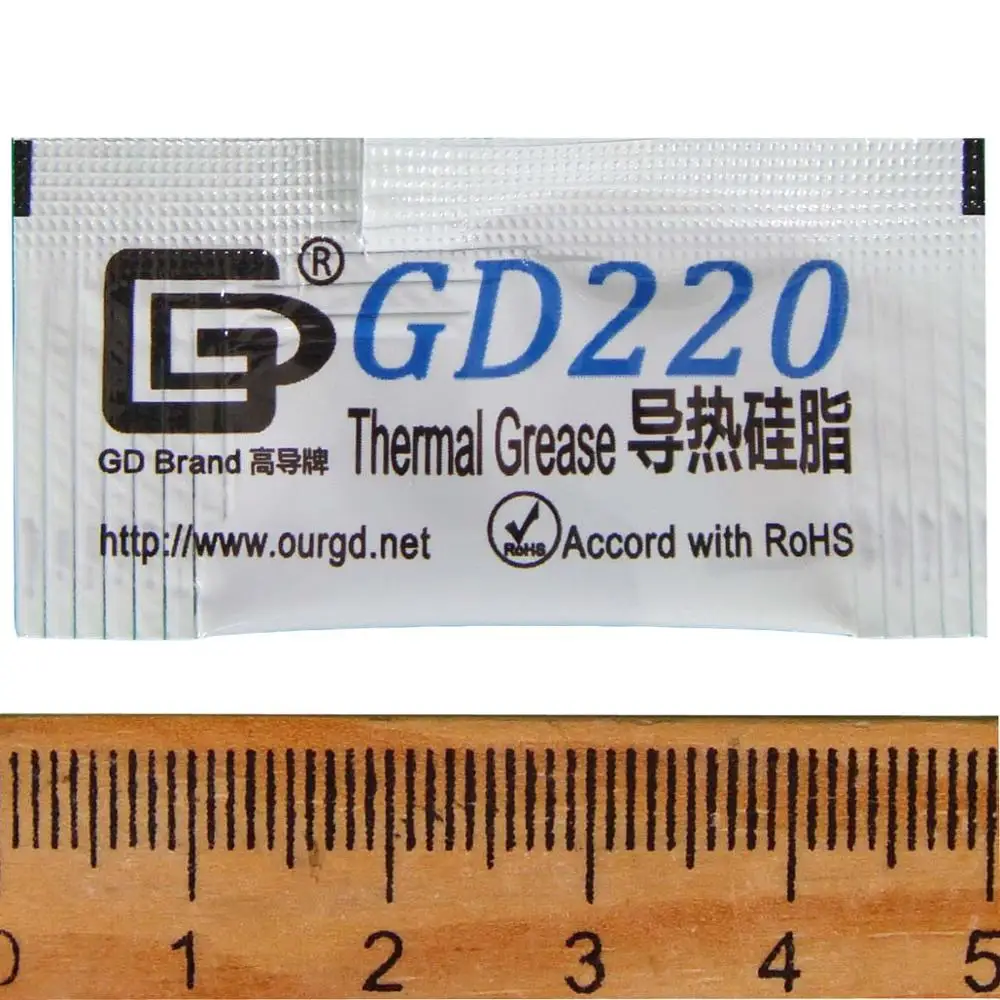 GD100 GD32 GD220 GD66 термопаста силиконовая пластырь теплоотвод соединение вес нетто 0,5 г мини-упаковка для процессора MB05